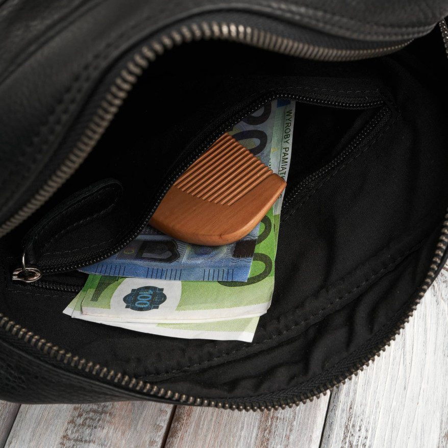 Listonoszka męska skórzana na ramię torba męska w kolorze czarnym Paolo Peruzzi AL-20-BL