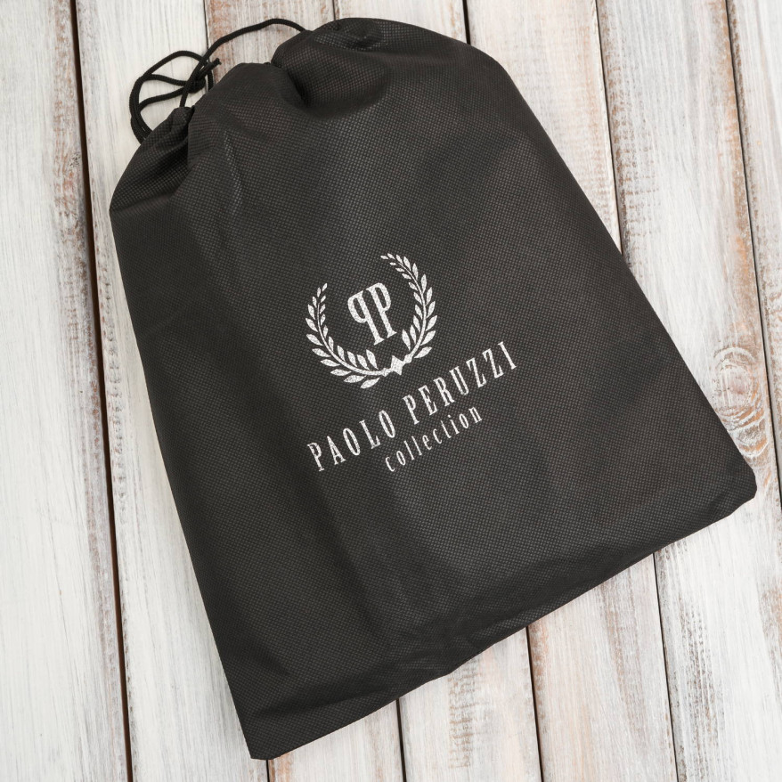 Saszetka męska skórzana do ręki elegancka czarna AL-26-BL