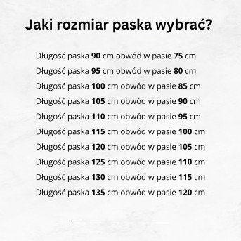 Pasek parciany męski czarny 95 cm Paolo Peruzzi PW-25