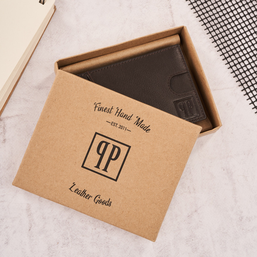 DUŻY SKÓRZANY PORTFEL MĘSKI RFID PAOLO PERUZZI T-46-BR