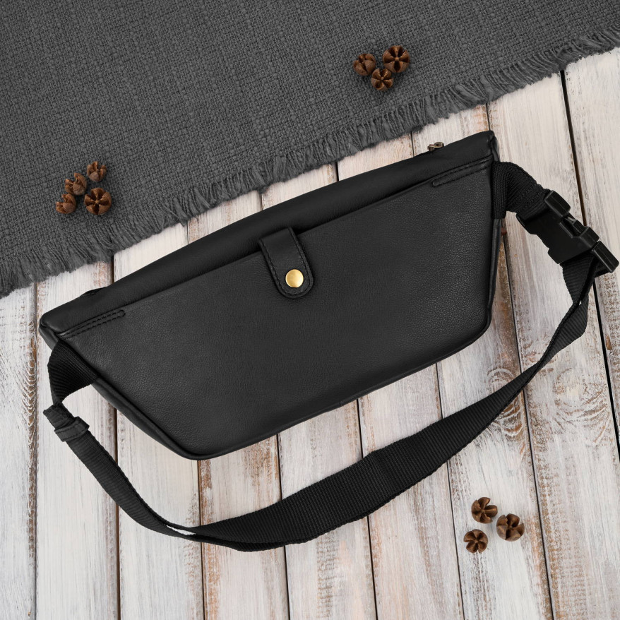 Saszetka nerka damska wielofunkcyjna duża klasyczna