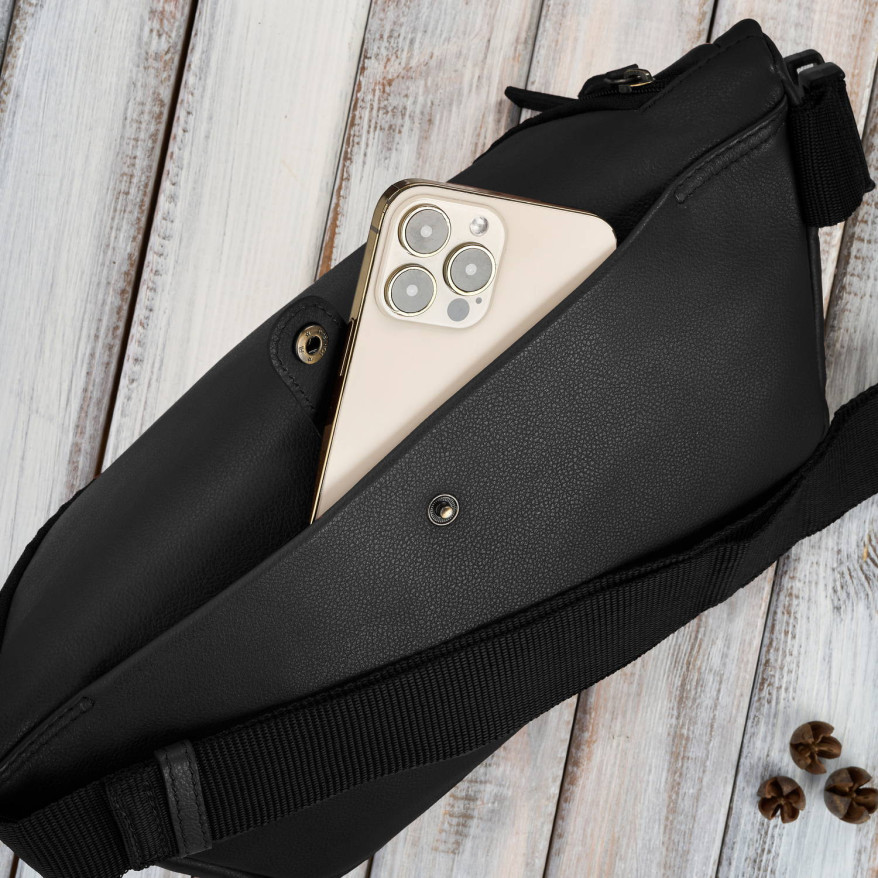 Saszetka nerka damska wielofunkcyjna duża klasyczna