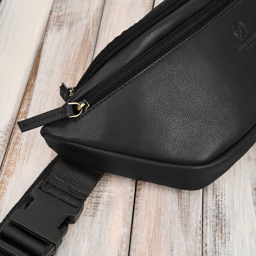 Saszetka nerka damska wielofunkcyjna duża klasyczna