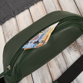 Saszetka nerka damska wielofunkcyjna duża klasyczna