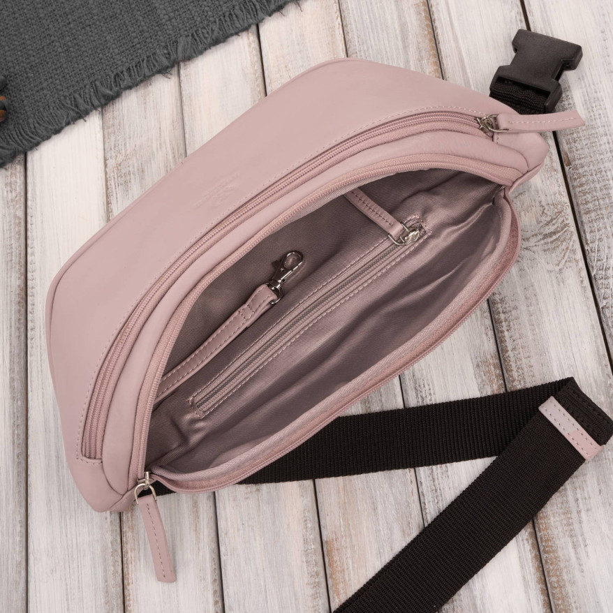 Saszetka nerka damska wielofunkcyjna duża klasyczna