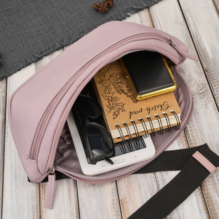 Saszetka nerka damska wielofunkcyjna duża klasyczna