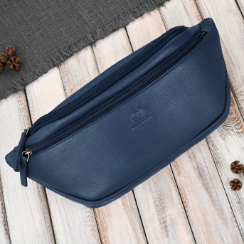 Saszetka nerka damska wielofunkcyjna duża klasyczna