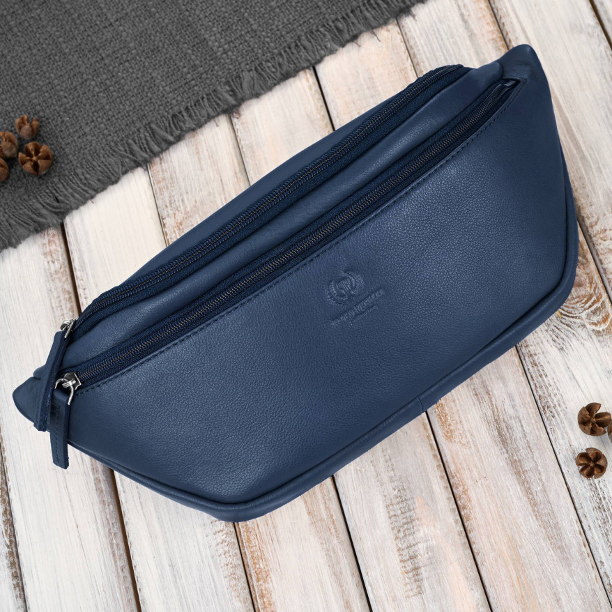 Saszetka nerka damska wielofunkcyjna duża klasyczna