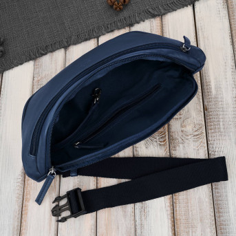 Saszetka nerka damska wielofunkcyjna duża klasyczna