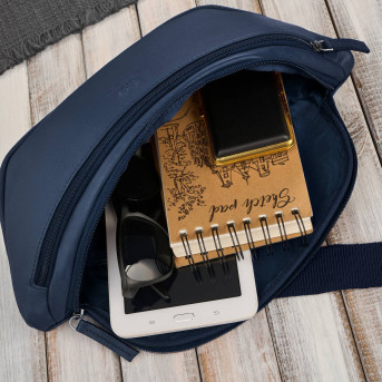 Saszetka nerka damska wielofunkcyjna duża klasyczna