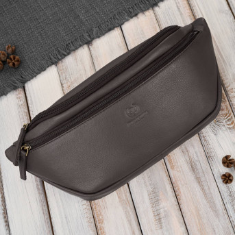 Saszetka nerka damska wielofunkcyjna duża klasyczna