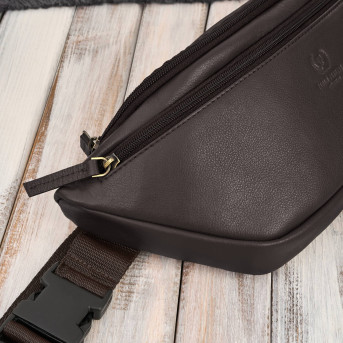 Saszetka nerka damska wielofunkcyjna duża klasyczna