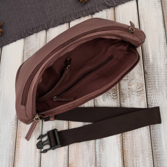 Saszetka nerka damska wielofunkcyjna duża klasyczna