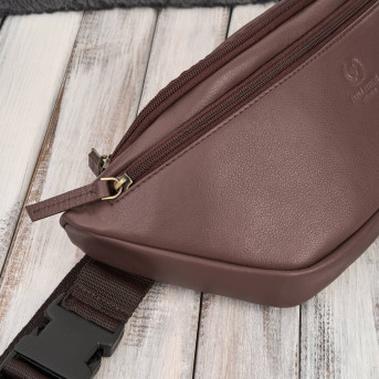 Saszetka nerka damska wielofunkcyjna duża klasyczna