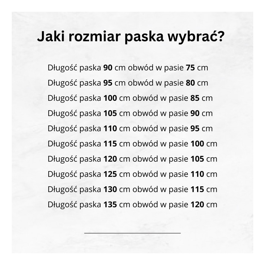 Pasek męski skórzany premium z klasyczną klamrą elegancki ciemnobrązowy 130 cm PG-09-DBR-130
