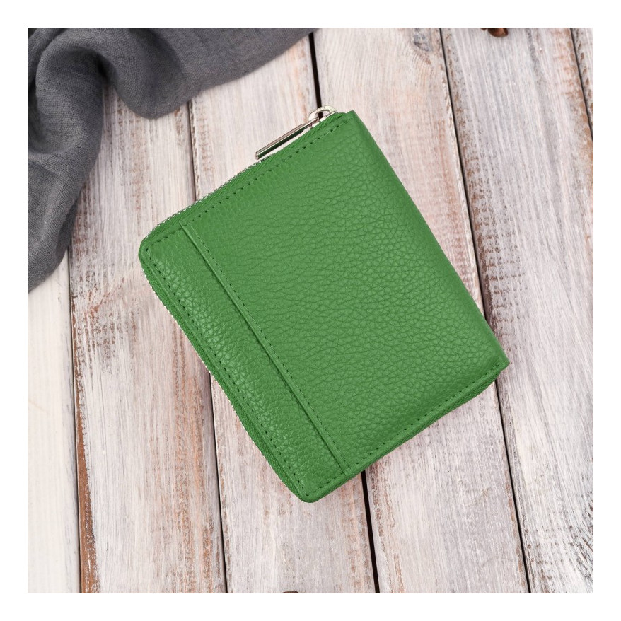 Zestaw prezentowy dla niej portfel damski czarny T-139 i skórzane etui na karty T-151 ZUP-143-GR