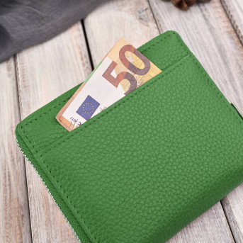 Zestaw prezentowy dla niej portfel damski czarny T-139 i skórzane etui na karty T-151 ZUP-143-GR