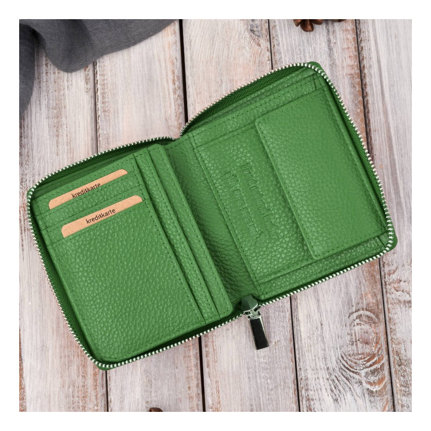 Zestaw prezentowy dla niej portfel damski czarny T-139 i skórzane etui na karty T-151 ZUP-143-GR