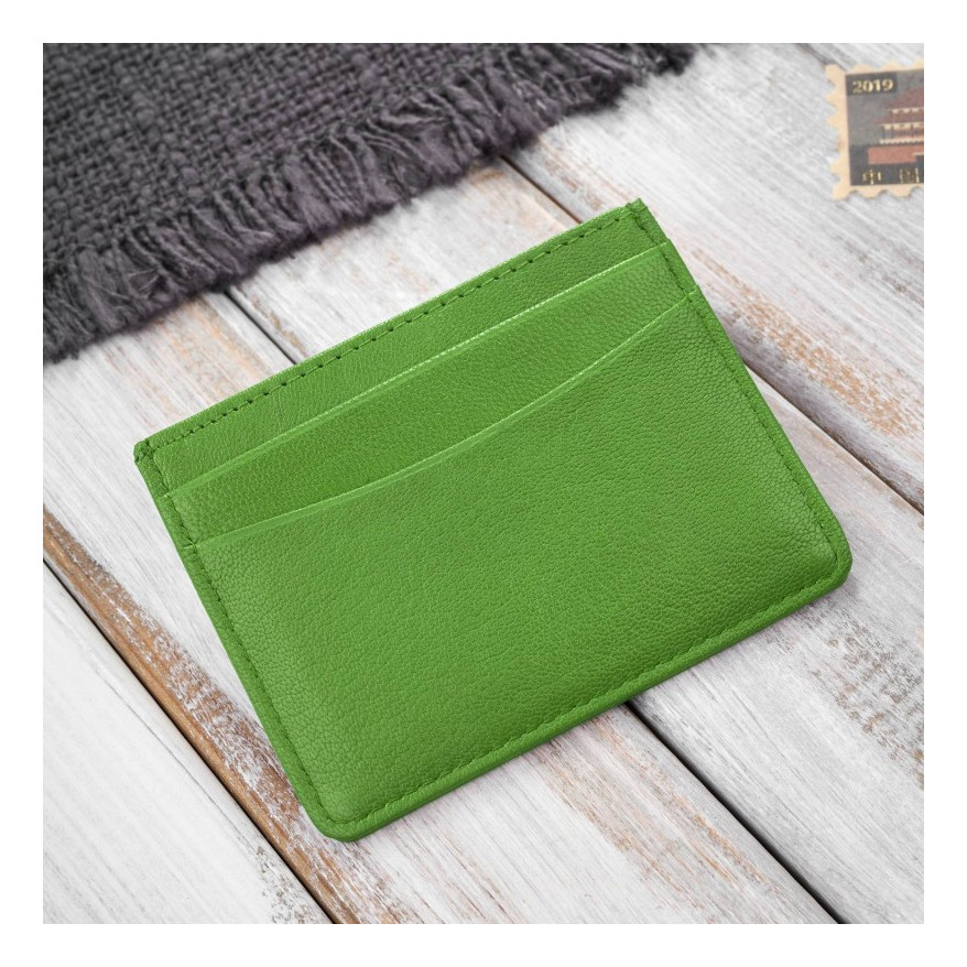 Zestaw prezentowy dla niej portfel damski w kwiaty T-45 i skórzane etui na karty T-151 ZUP-144-GR