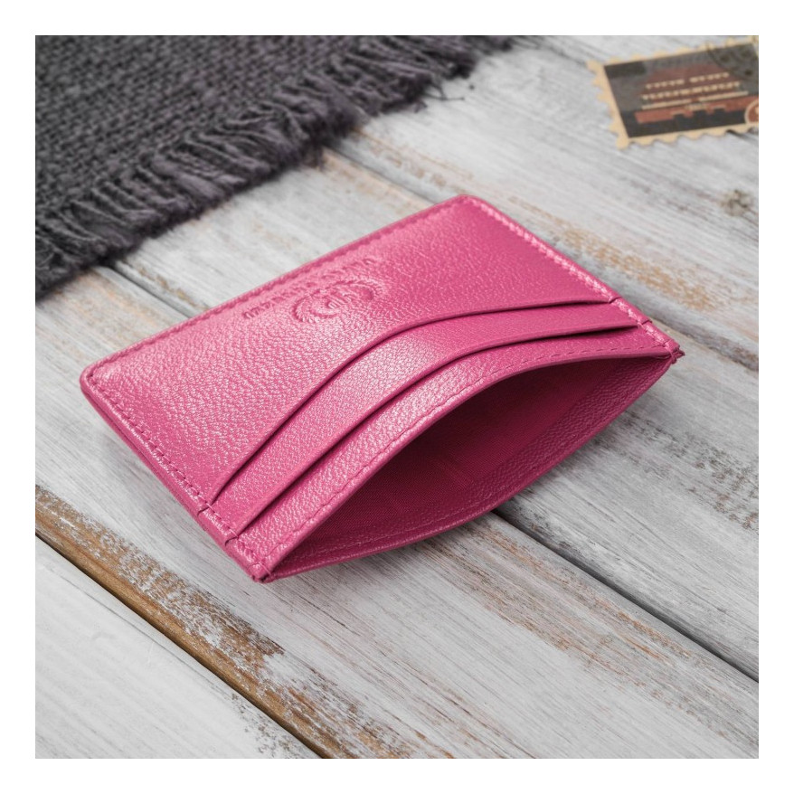 Zestaw prezentowy dla niej portfel damski w kwiaty T-45 i skórzane etui na karty T-151 ZUP-144-PI