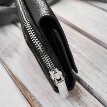 Zestaw prezentowy dla niej portfel damski skórzany T-138 i etui na karty T-151 ZUP-145-BL