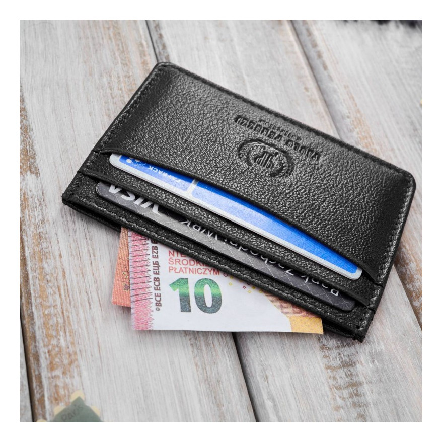 Zestaw prezentowy dla niej portfel damski skórzany T-138 i etui na karty T-151 ZUP-145-BL