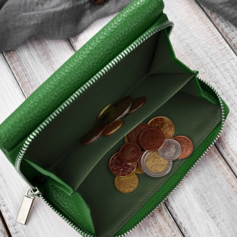 Zestaw prezentowy dla niej portfel damski skórzany T-138 i etui na karty T-151 ZUP-145-GR