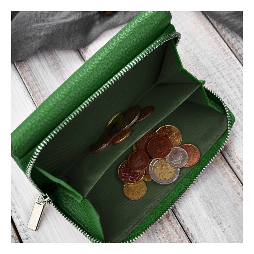 Zestaw prezentowy dla niej portfel damski skórzany T-138 i etui na karty T-151 ZUP-145-GR