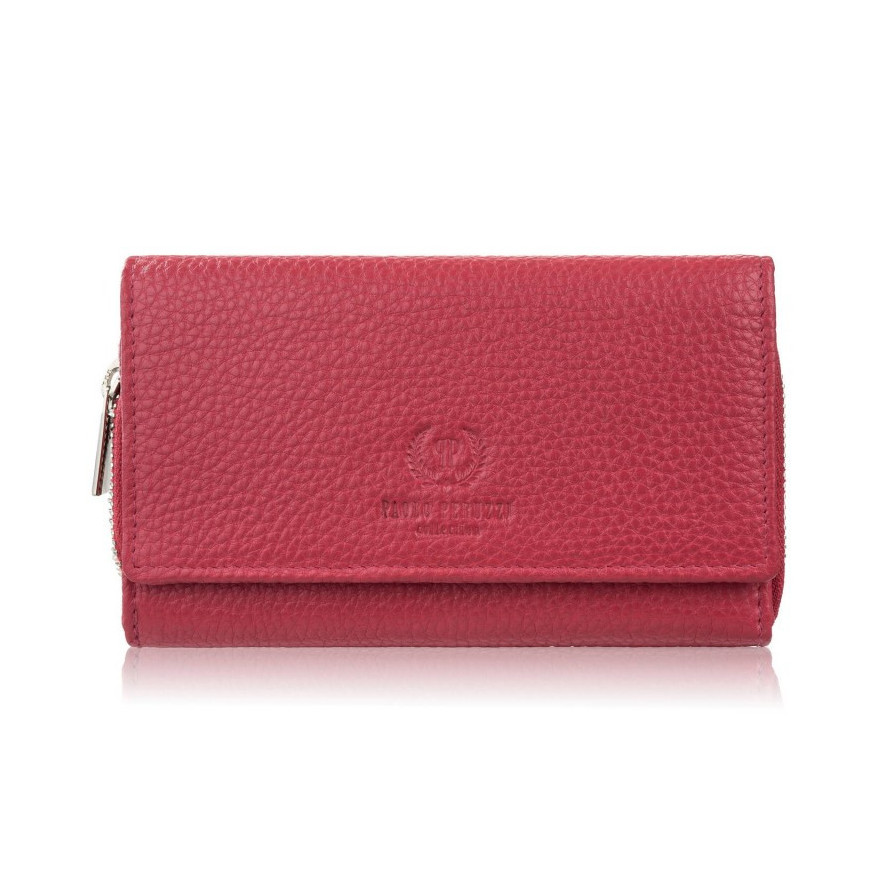 Zestaw prezentowy dla niej portfel damski skórzany T-138 i etui na karty T-151 ZUP-145-RD