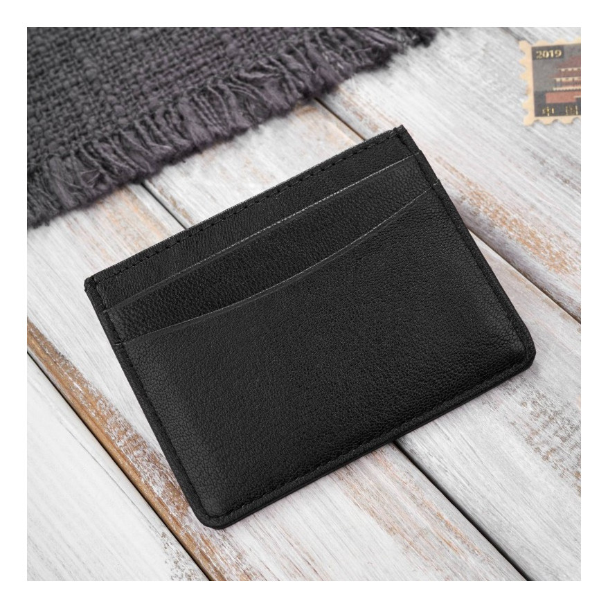 Zestaw prezentowy dla niego portfel męski skórzany T-67 i etui na karty T-151 ZUP-147-BL