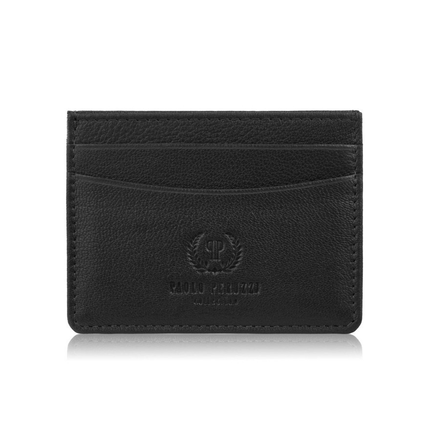 Zestaw prezentowy dla niego portfel męski skórzany T-67 i etui na karty T-151 ZUP-147-BL