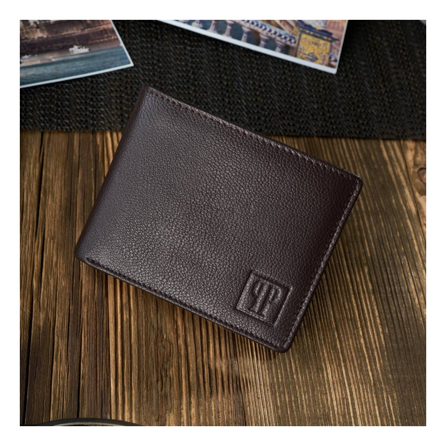 Zestaw prezentowy dla niego portfel męski skórzany T-67 i etui na karty T-151 ZUP-147-BR