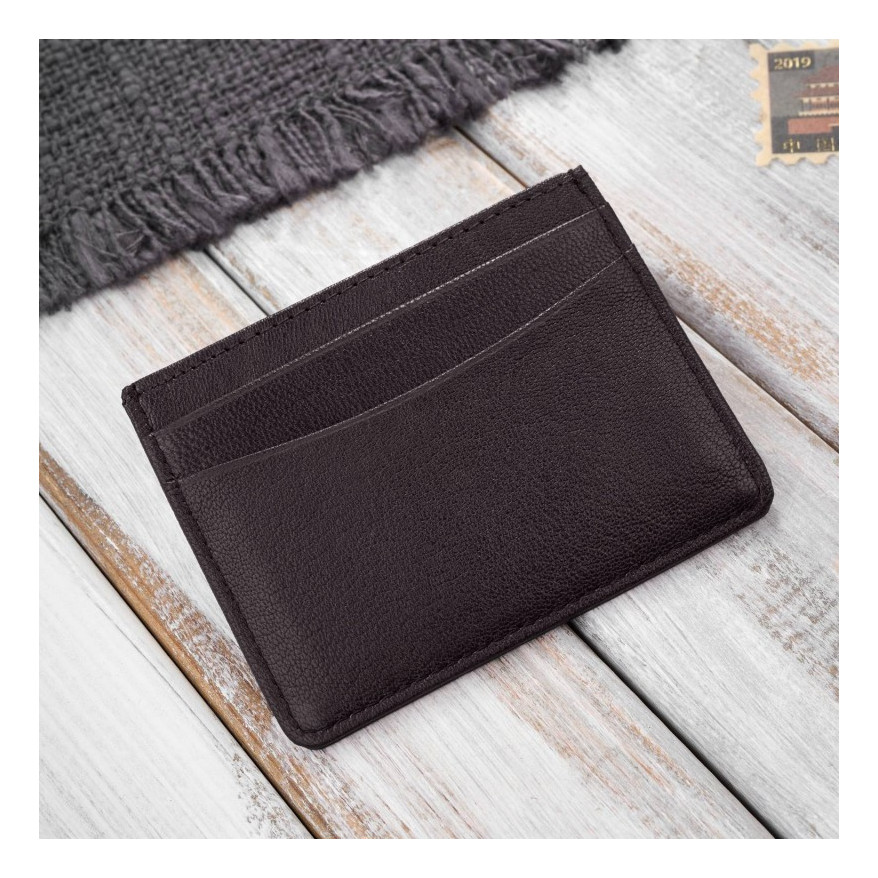 Zestaw prezentowy dla niego portfel męski skórzany T-67 i etui na karty T-151 ZUP-147-BR