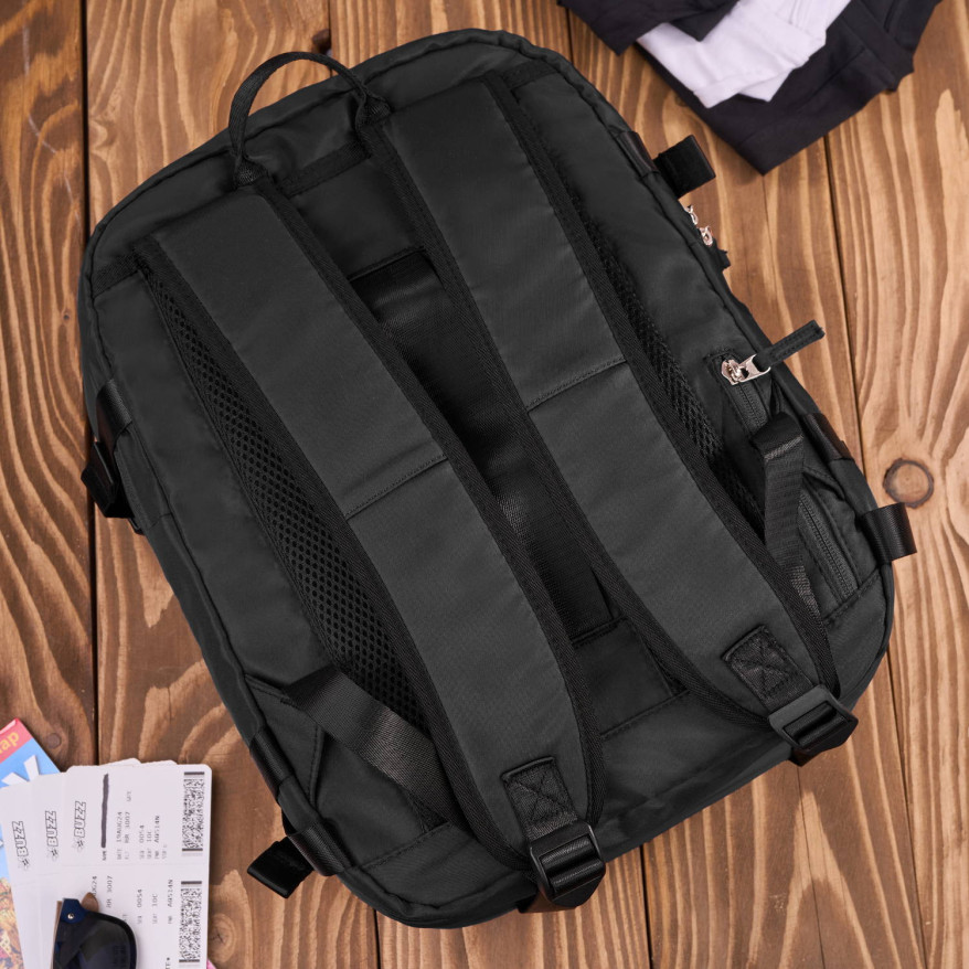 Plecak podróżny do samolotu wielofunkcyjny Paolo Peruzzi AS-01-BL