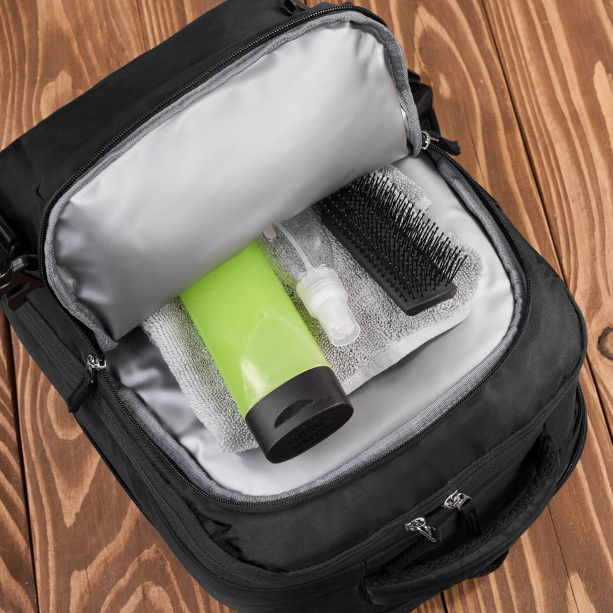 Plecak podróżny do samolotu wielofunkcyjny Paolo Peruzzi AS-01-BL