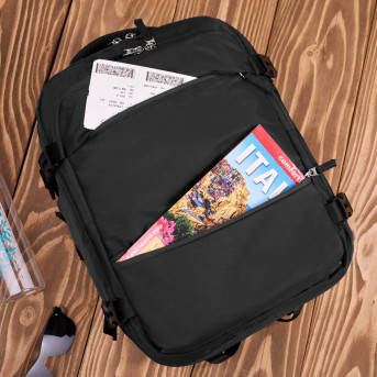 Plecak podróżny do samolotu wielofunkcyjny Paolo Peruzzi AS-01-BL