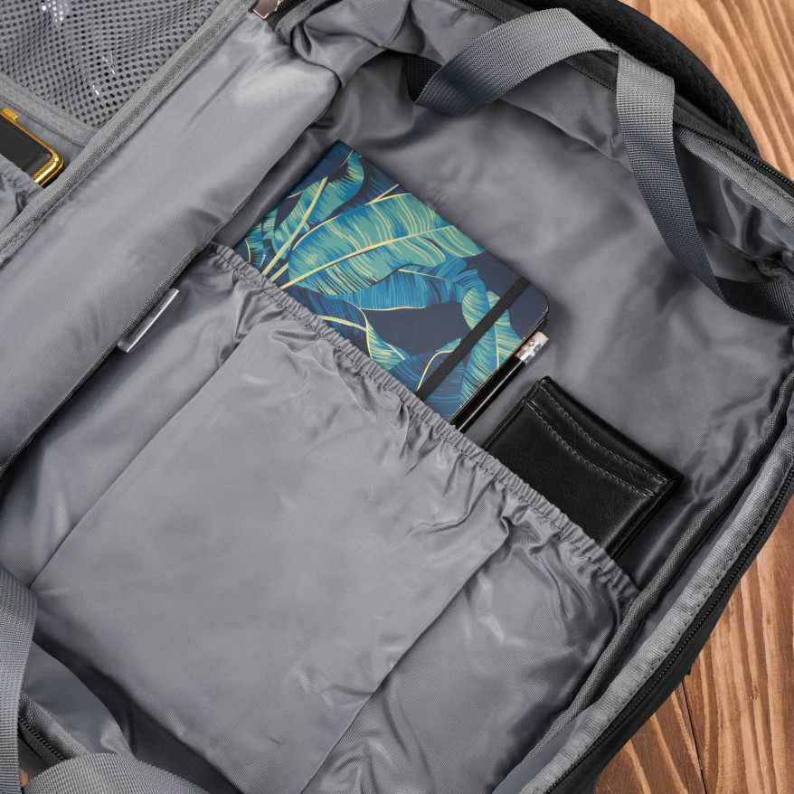 Plecak podróżny do samolotu wielofunkcyjny Paolo Peruzzi AS-01-BL