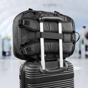 Plecak podróżny do samolotu wielofunkcyjny Paolo Peruzzi AS-01-BL