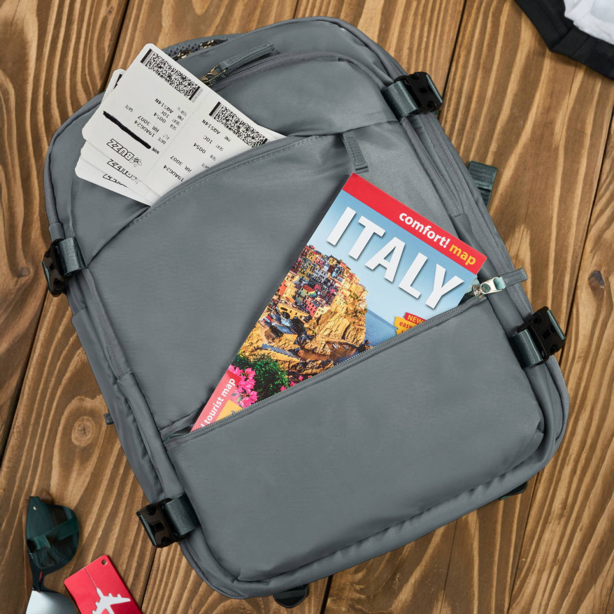 Plecak podróżny do samolotu wielofunkcyjny Paolo Peruzzi AS-01-GR