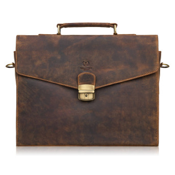 Męska skórzana aktówka...