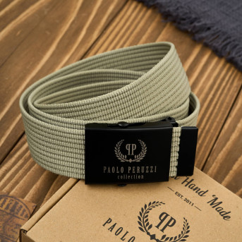 Pasek męski parciany 115 cm pasek do spodni męski Paolo Peruzzi PW-27-115