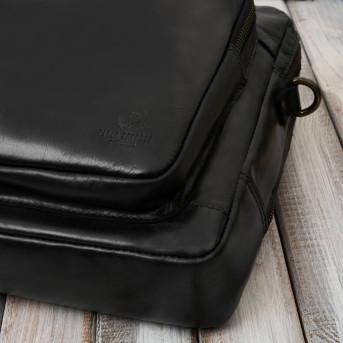 Torba męska na ramię skórzana na laptopa dokumenty A4 Paolo Peruzzi