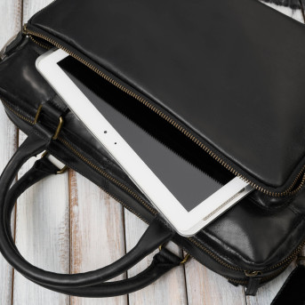 Torba męska na ramię skórzana na laptopa dokumenty A4 Paolo Peruzzi