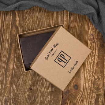 Portfel damski ze skóry naturalnej postarzanej z ochroną RFID Paolo Peruzzi T-33-HBR