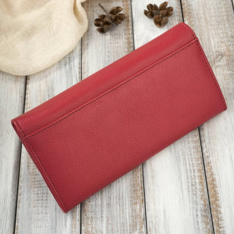 Portfel damski skórzany czerwony duży z RFID Paolo Peruzzi AL-01-RD – elegancki i funkcjonalny dodatek