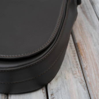 Torebka damska skórzana listonoszka ze skóry licowej modna brązowa Paolo Peruzzi KV-06-BR