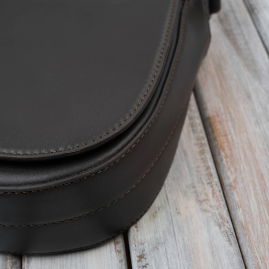 Torebka damska skórzana listonoszka ze skóry licowej modna brązowa Paolo Peruzzi KV-06-BR