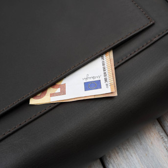 Torebka damska skórzana listonoszka ze skóry licowej modna brązowa Paolo Peruzzi KV-06-BR