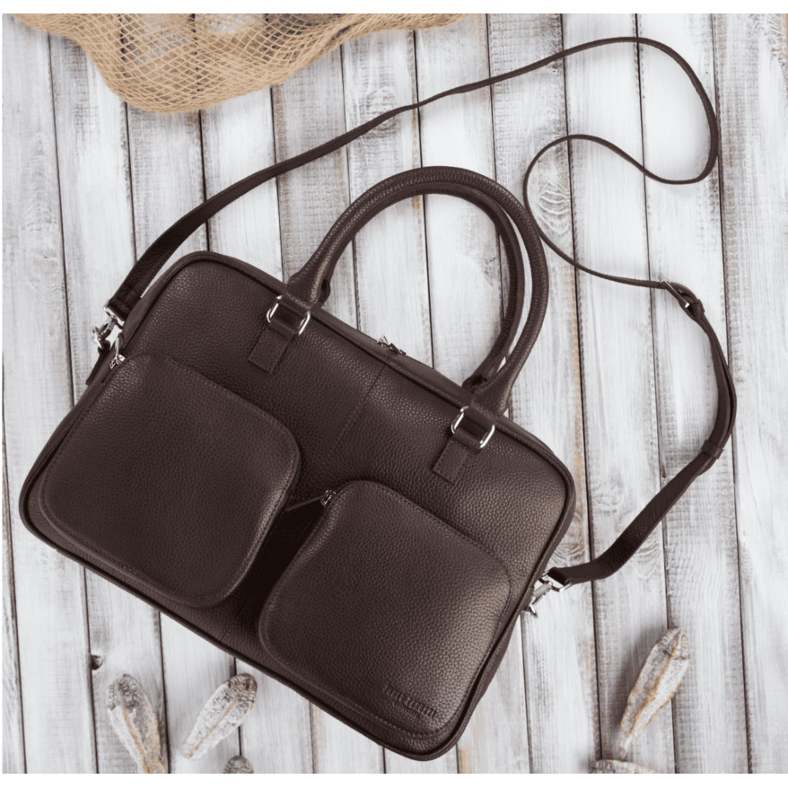 TOREBKA DAMSKA PODRÓŻNA SKÓRZANA DO RĘKI I NA RAMIĘ PAOLO PERUZZI IN-60-BR