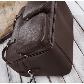 TOREBKA DAMSKA PODRÓŻNA SKÓRZANA DO RĘKI I NA RAMIĘ PAOLO PERUZZI IN-60-BR